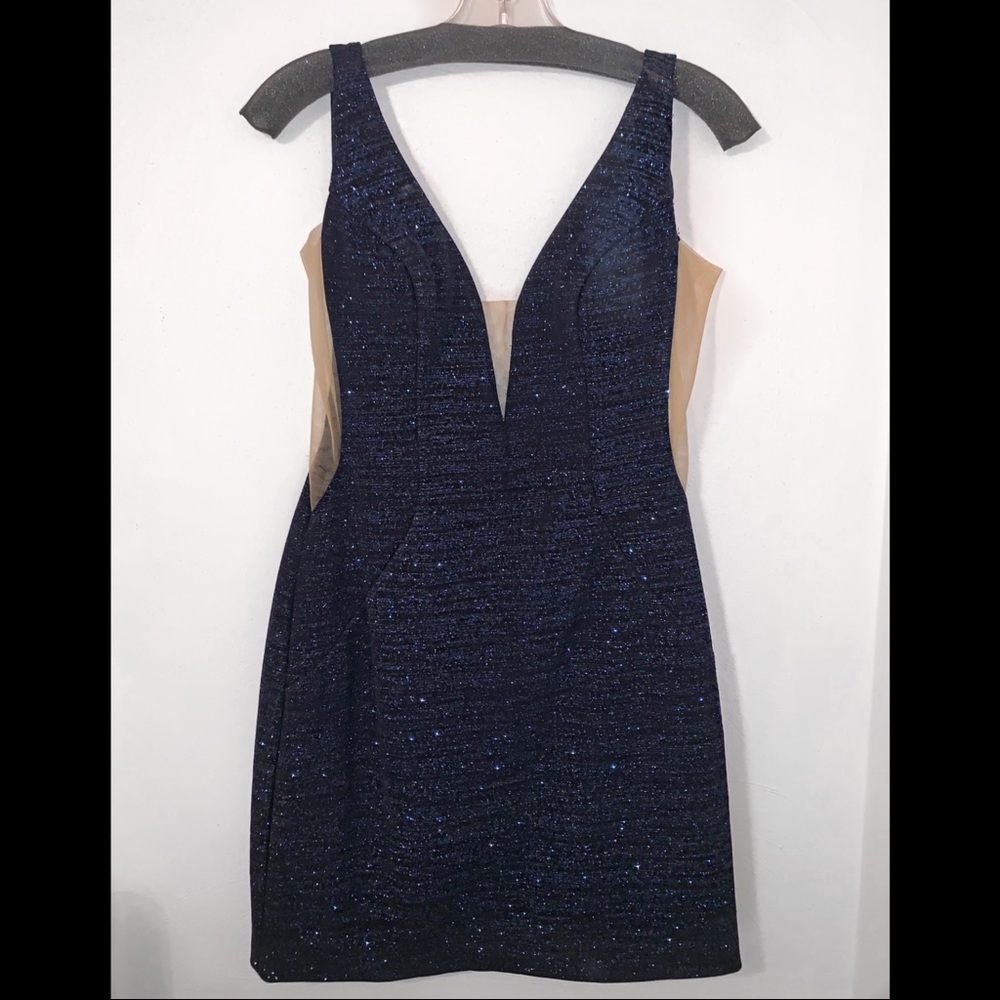 Jovani (blue sparkle) Homecoming Dress